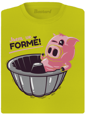 Ve formě dámské sportovní tričko Neon Yellow