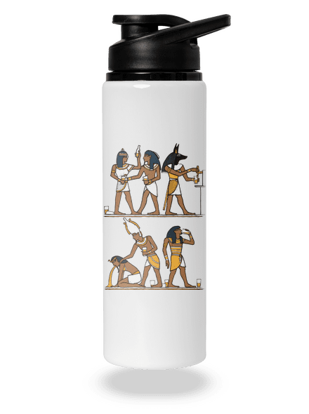 Egyptská párty lahev na vodu White