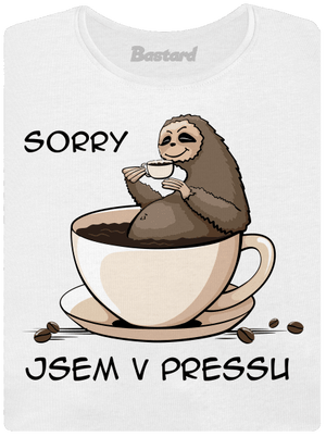 V pressu dámské tričko White