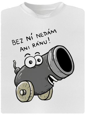 Dělo a koule pánské sportovní tričko White