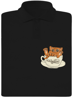 Kapučičíno pánská polokošile Black