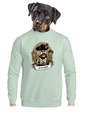 B14: S čerty nejsou žerty unisex mikina bez kapuce Blush Mint