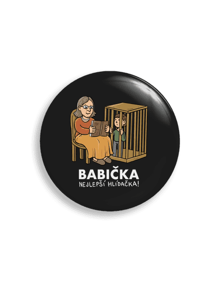 Babička hlídačka placka uni