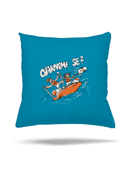 Cvakneme se polštář Blue Turquoise