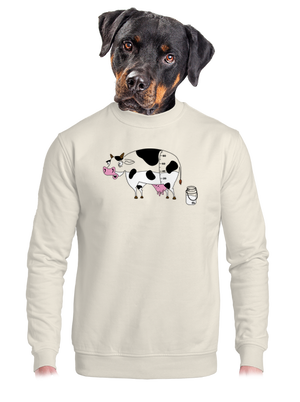 unisex mikina bez kapuce