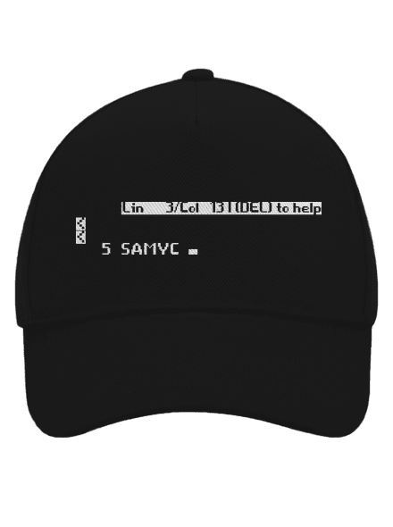 5 Samyc kšiltovka baseballka Black
