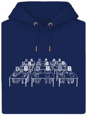 Cimrman: Debil, blbeček unisex mikina premium Navy