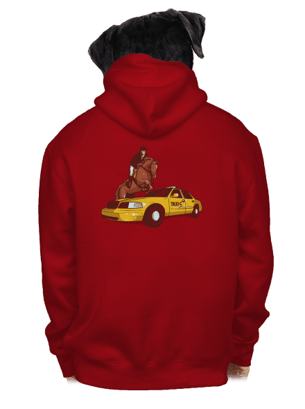 Taxis pánská mikina na zip Red