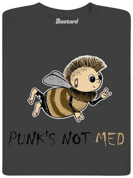 Punks Not Med pánské dlouhý rukáv Dark Grey