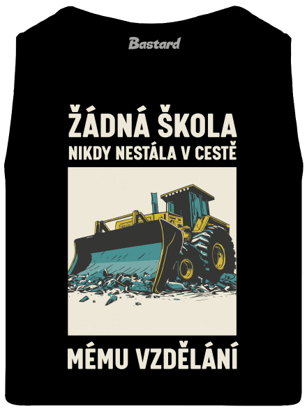 Žádná škola pánské tílko Black