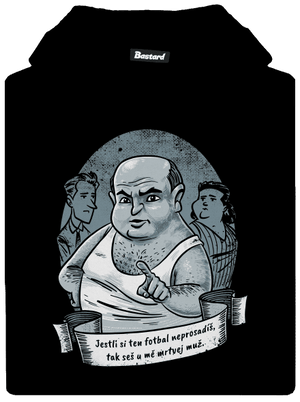 B14: Ecce Homo Homolka dětská mikina klokanka Black