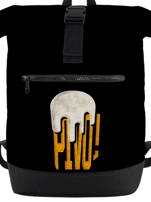 Nápis Pivo batoh Black