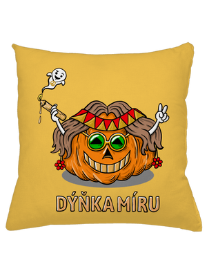 Dýňka míru polštář Yellow Gold