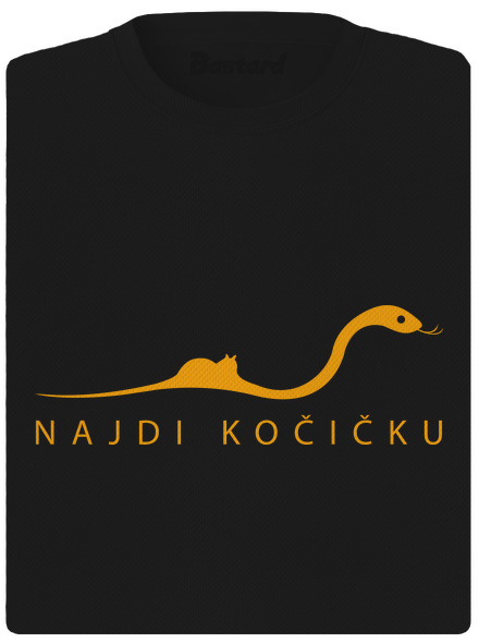 Najdi kočičku dámské sportovní tričko Black
