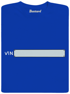 Osobní VIN kód dětské tričko Royal Blue