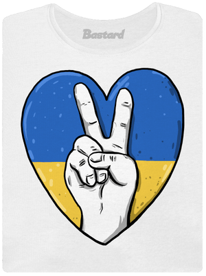 Ukrajina - Mír dámské tričko White