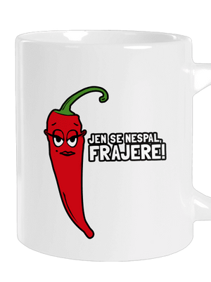 Spalující touha velký hrnek White