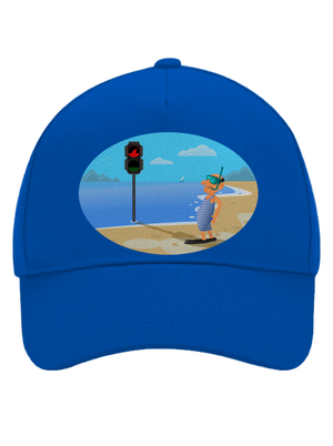 Bezpečné plavání kšiltovka baseballka Bright Royal