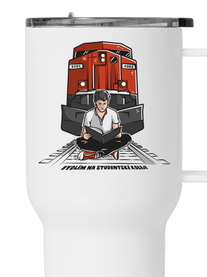 Studentská kolej termohrnek White