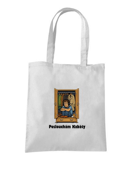 Poslouchám Kabáty taška White