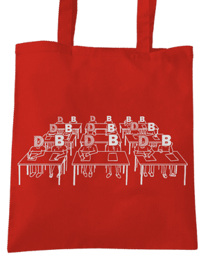 Cimrman: Debil, blbeček taška Bright Red