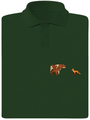 Vůl, pes a vulpes pánská polokošile Bottle Green Mal