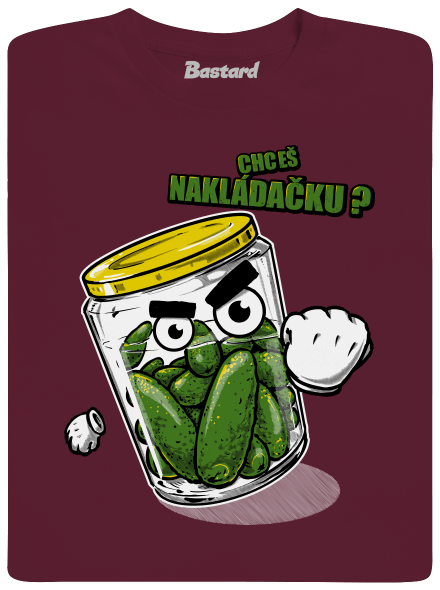 Nakládačka dětské tričko Burgundy