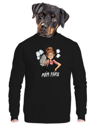 unisex mikina bez kapuce