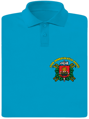 Spor dobrovolných hasičů pánská polokošile Blue Atol