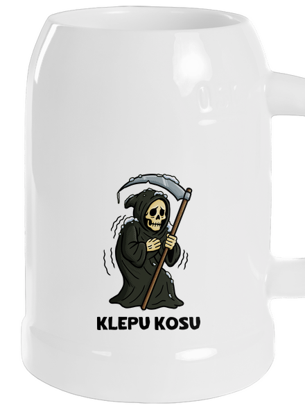 Klepu kosu půllitr White