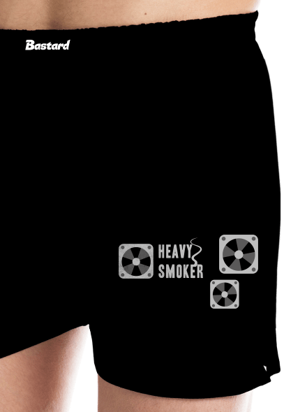 Heavy smoker pánské trenky Black