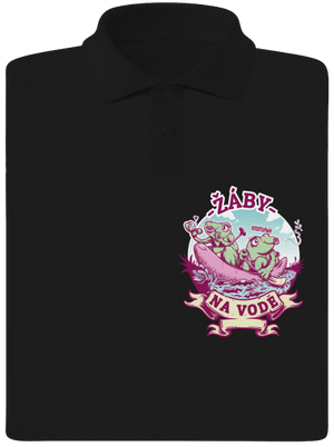 Žáby na vodě pánská polokošile Black