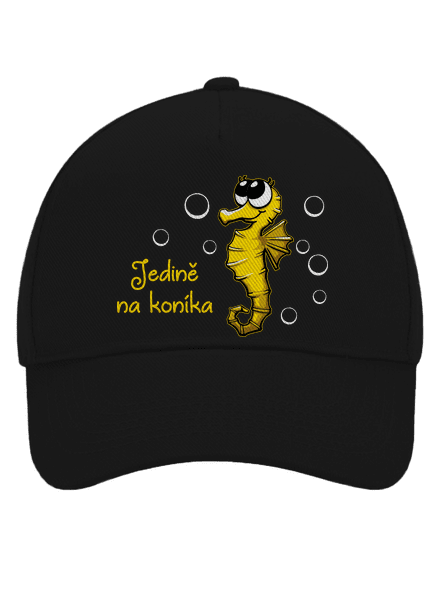 Na koníka kšiltovka baseballka Black