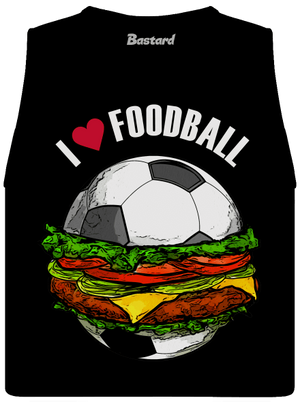 Foodball dámské tílko volné Black