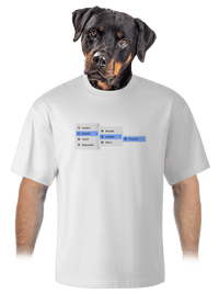 unisex tričko oversized