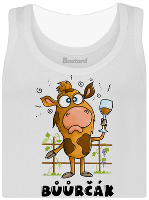 Bůůrčák dámské tílko klasické White