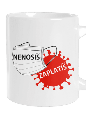 Nenosíš zaplatíš velký hrnek White