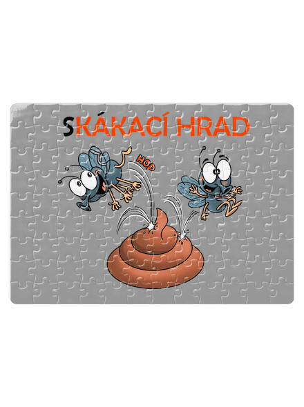 Skákací hrad puzzle White