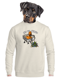 unisex mikina bez kapuce