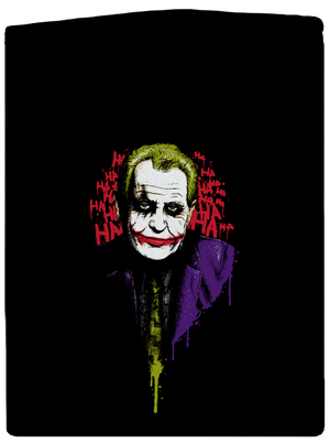 Zeman Joker pánská mikina na zip Black