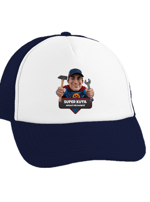 Super táta kšiltovka truckerka French Navy cap