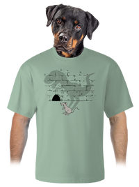 unisex tričko oversized