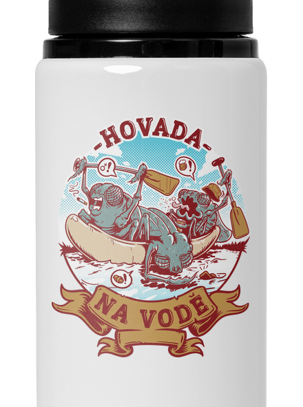 Hovada na vodě lahev na vodu White