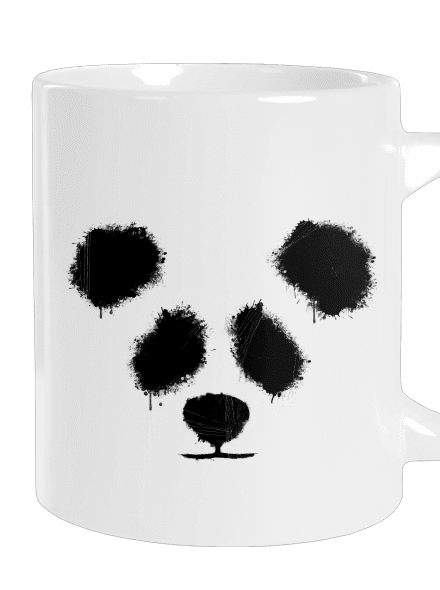 Panda velký hrnek White