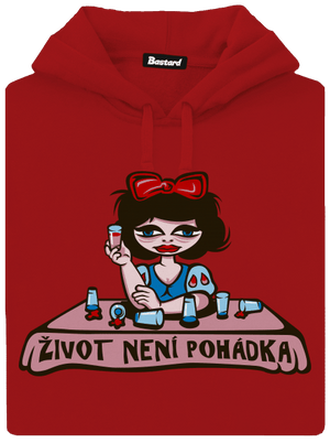Sněhurka dámská mikina klokanka Red Mal