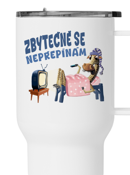 Zbytečně se nepřepínám termohrnek White