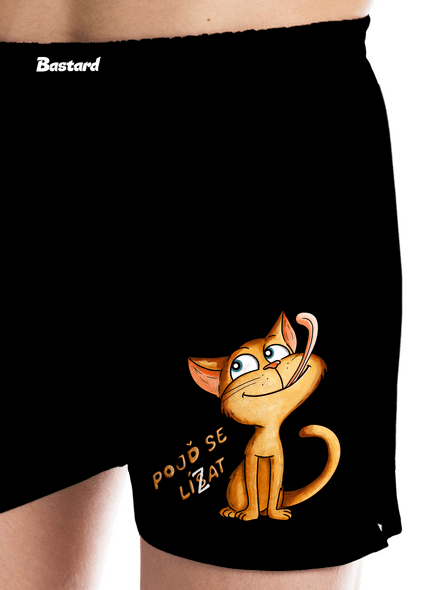 Pojď se lísat pánské trenky Black