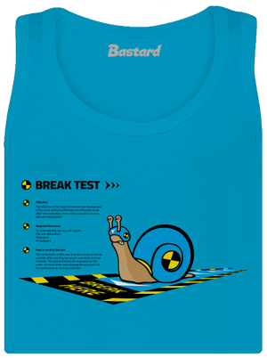 Snail test dámské tílko klasické Blue Atol