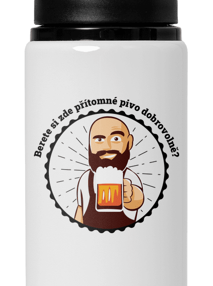 Pivo dobrovolně lahev na vodu White