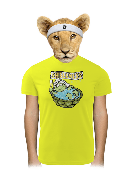 Shellness dětské sportovní tričko Neon Yellow